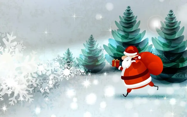 Santa Claus Live Wallpaper android App screenshot 1